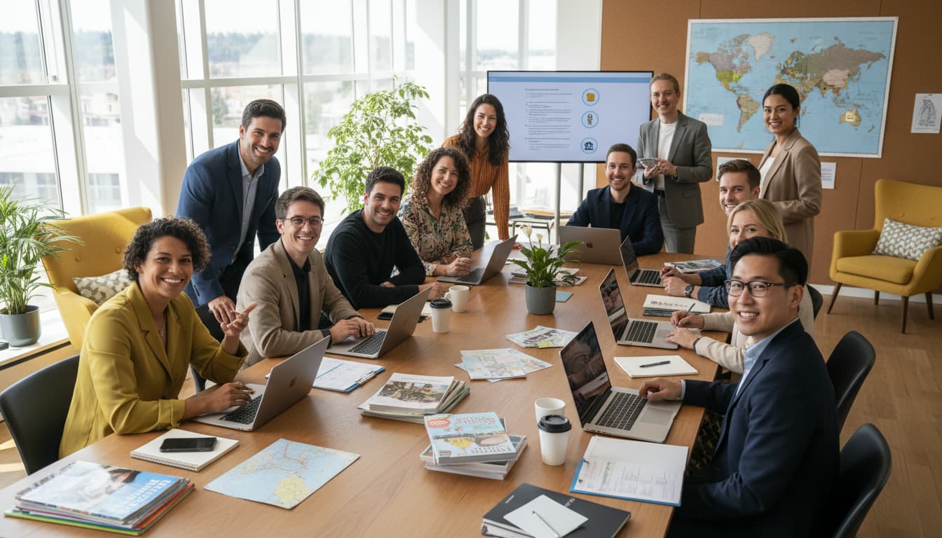 L'équipe de Bienvenue Chez Nous, passionnée d'hébergement participatif