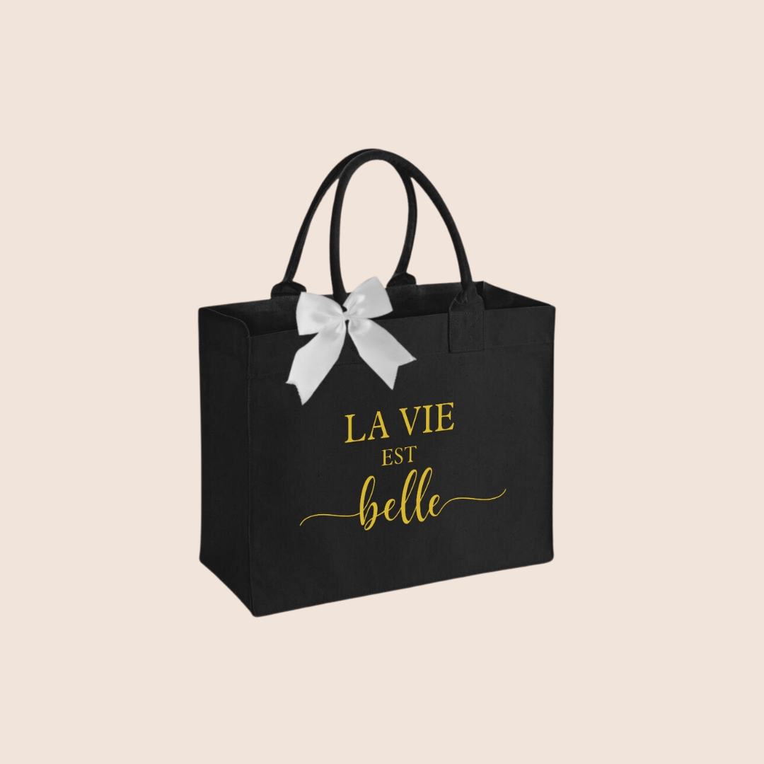 " La vie est belle " - Sac de Shopping