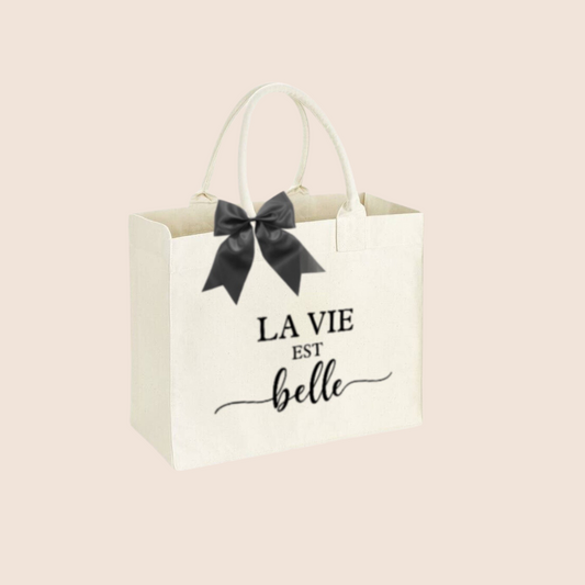 " La vie est belle " - Sac de Shopping