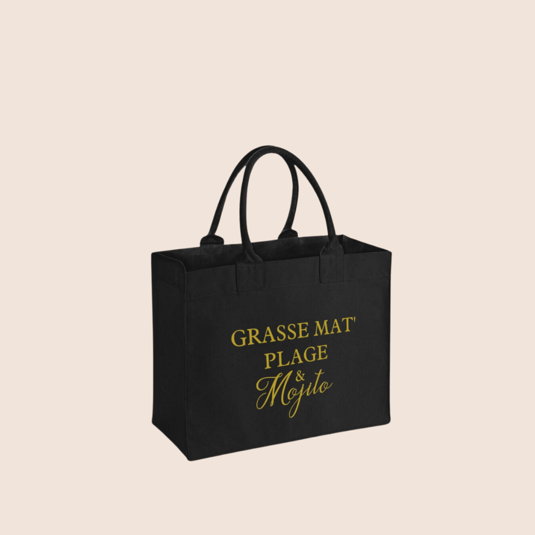 "Grasse mat', plage et Mojito" - Sac de Shopping