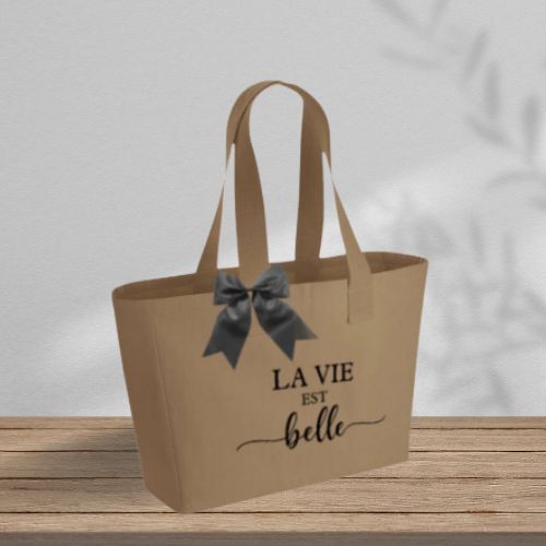 " La vie est belle " - Le Sac cabas